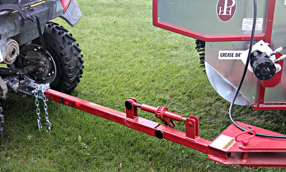 Tow Behind Harvester Hitch Assembly